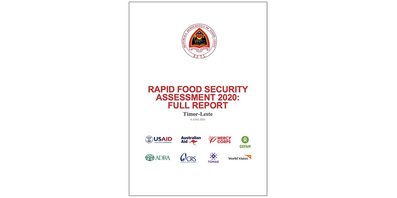 Timor-Leste – Rapid Food Security Assessment 2020 Timor-Leste – Rapid Food Security Assessment 2020