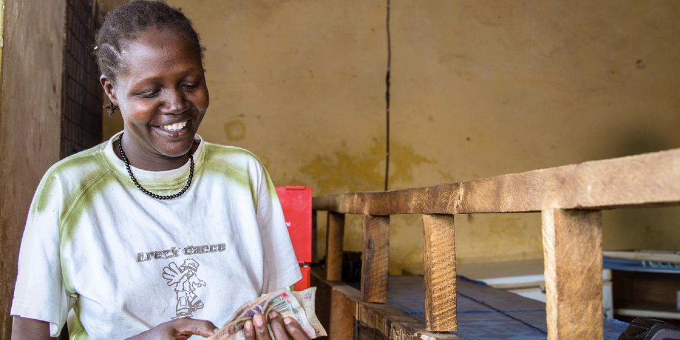 Catherine Nabulon Abulon, Oxfam’s beneficiary from Turkana, Kenya.  Photo by Joy Obuya/Oxfam