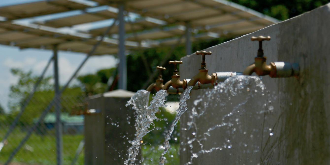 Oxfam has built a new solar-powered water treatment plant in South Sudan's capital, Juba. David Lomuria / Oxfam