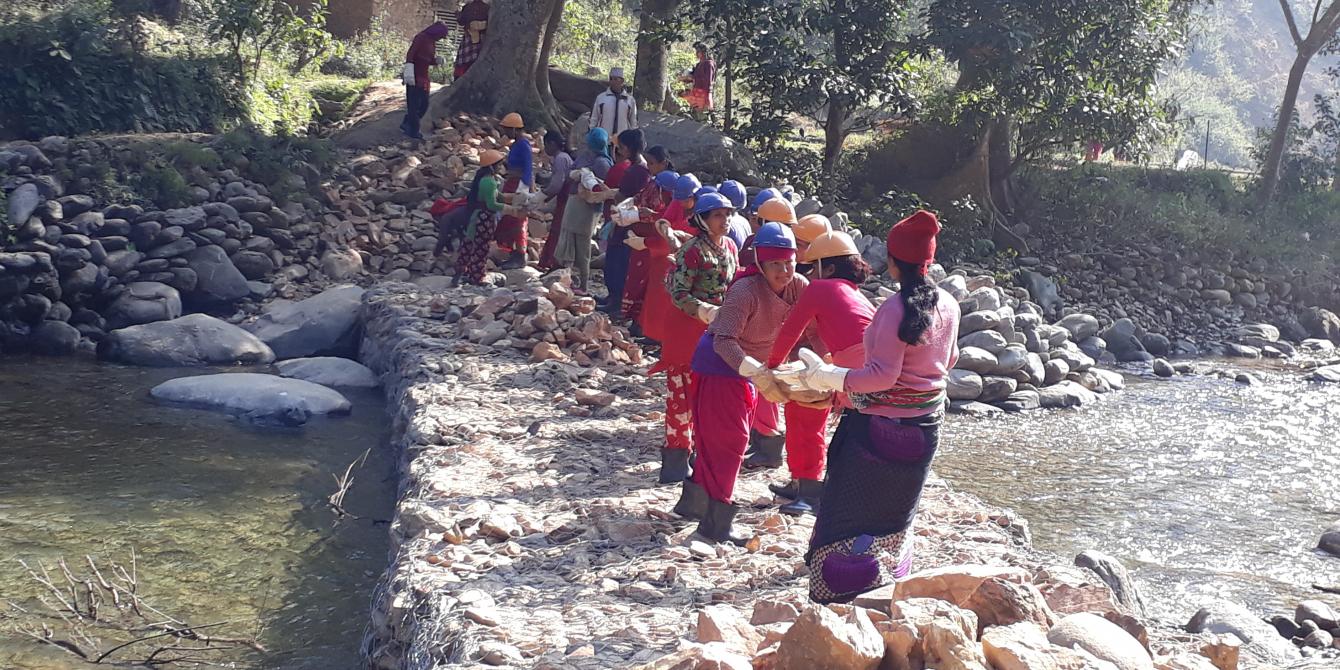 Cash for work in Nuwakot Cash for work in Nuwakot
