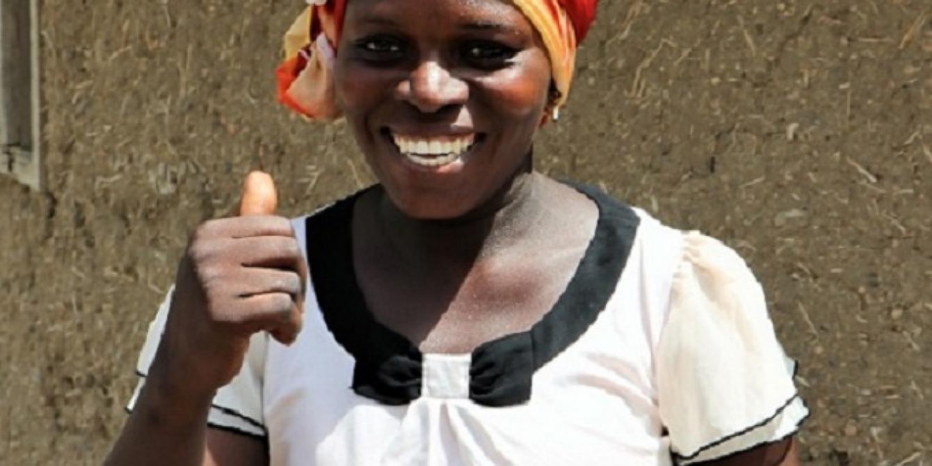 Murbege Gilman, a female beneficiary of PROACT project Murbege Gilman, a female beneficiary of PROACT project