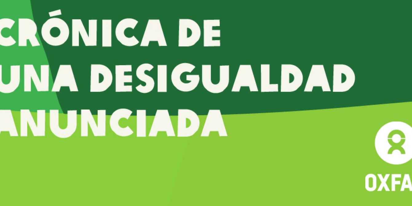 Crónica de una desigualdad anunciada