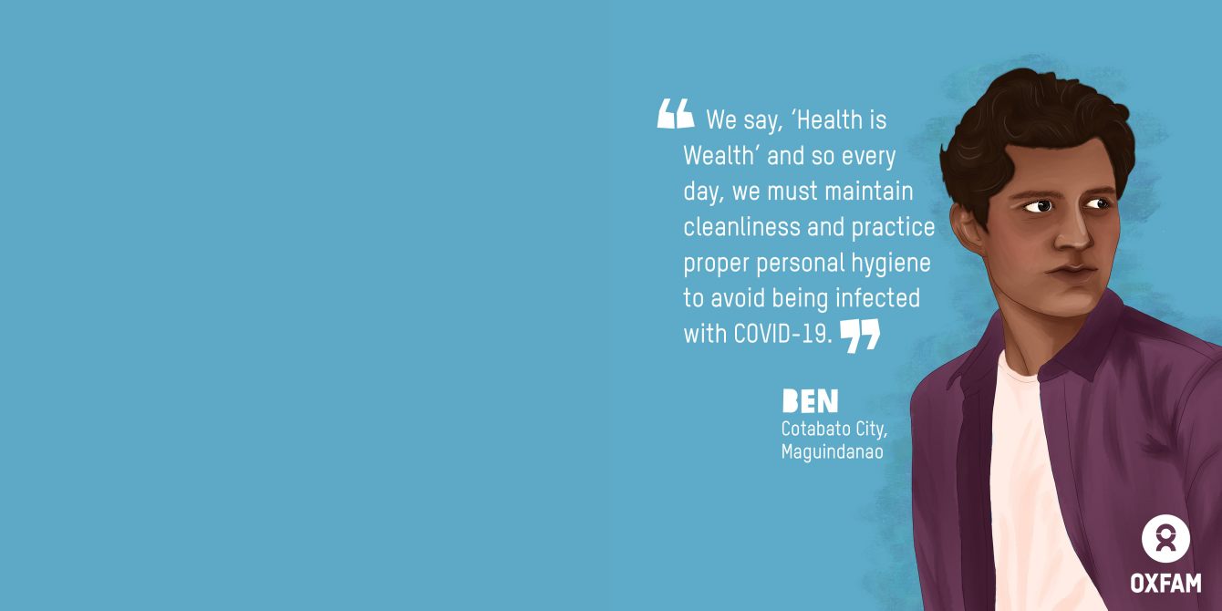 Ben, HBCC Stigma Stories (Illustration: Vina Salazar/Oxfam)