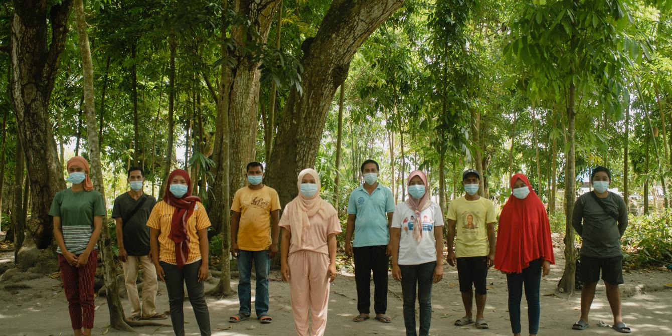 Health Champions of the Hygiene Behavior Change Coalition Project in Maguindanao.