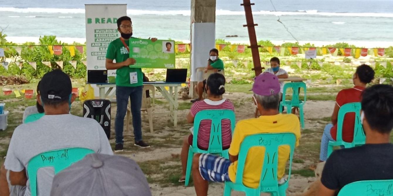 Residents of Barangay Asgad, Salcedo, Eastern Samar participates in the B-READY Users’ Orientation led by the People’s Disaster Risk Reduction Network. (Photo: Jhomar Padullo/PDRRN)