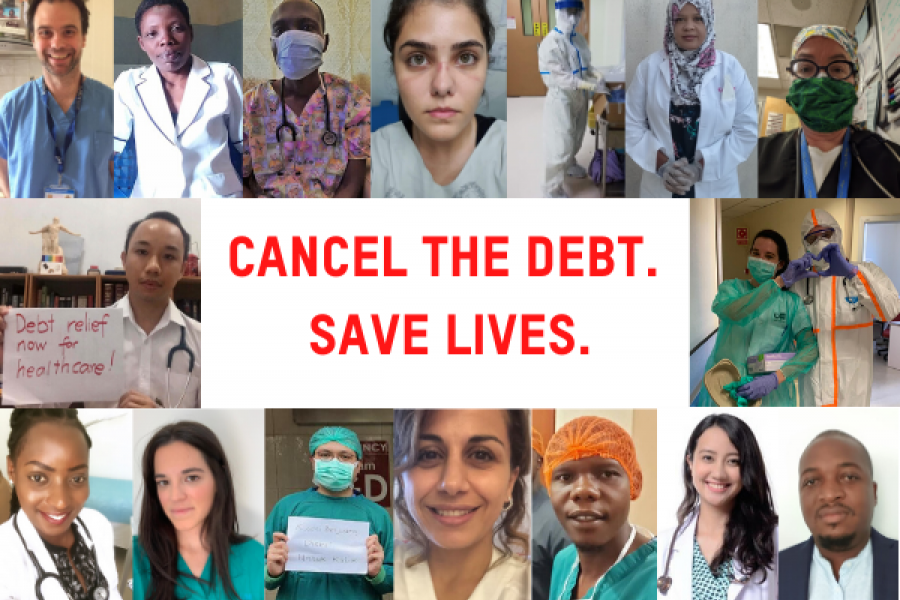 Cancel the debt so doctors and nurses can keep saving lives