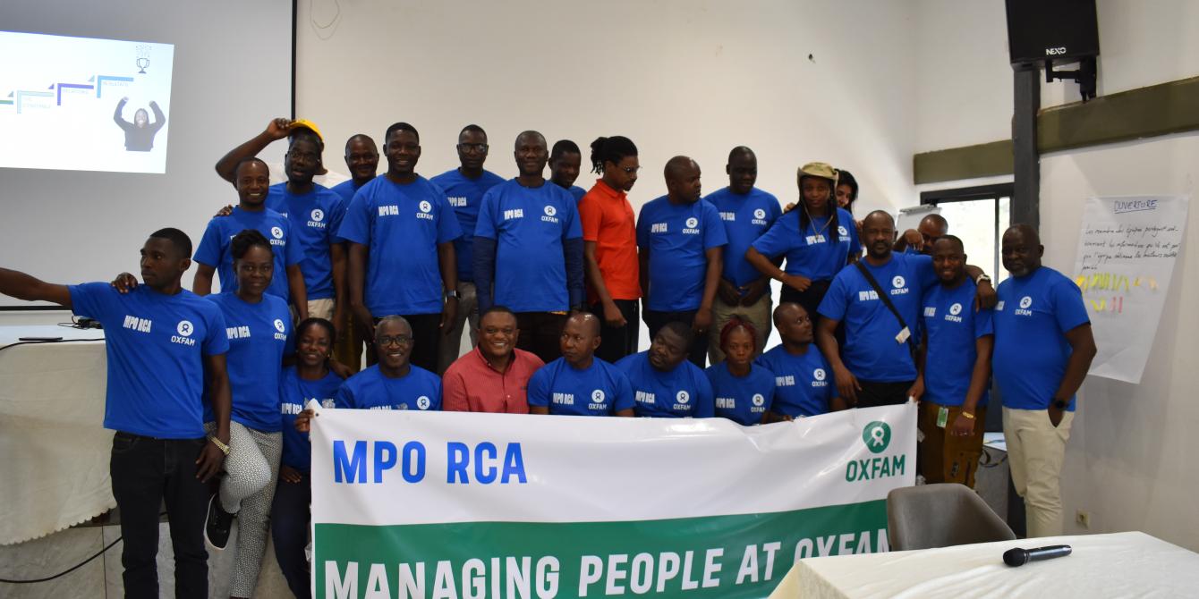 Formation en Managing People at Oxfam RCA