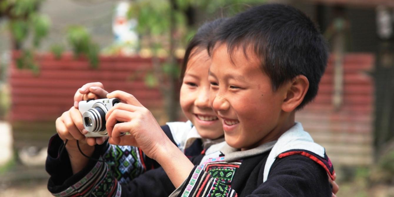 Ethnic children take part in a photovoice project. Credit: Oxfam Vietnam Ethnic children take part in a photovoice project. Credit: Oxfam Vietnam