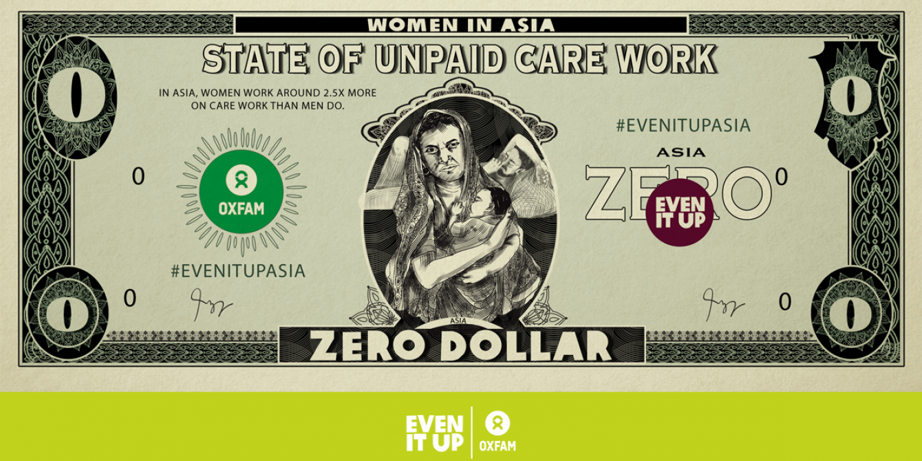 Women in Asia unpaid work. Credit: Oxfam in Asia Women in Asia unpaid work. Credit: Oxfam in Asia