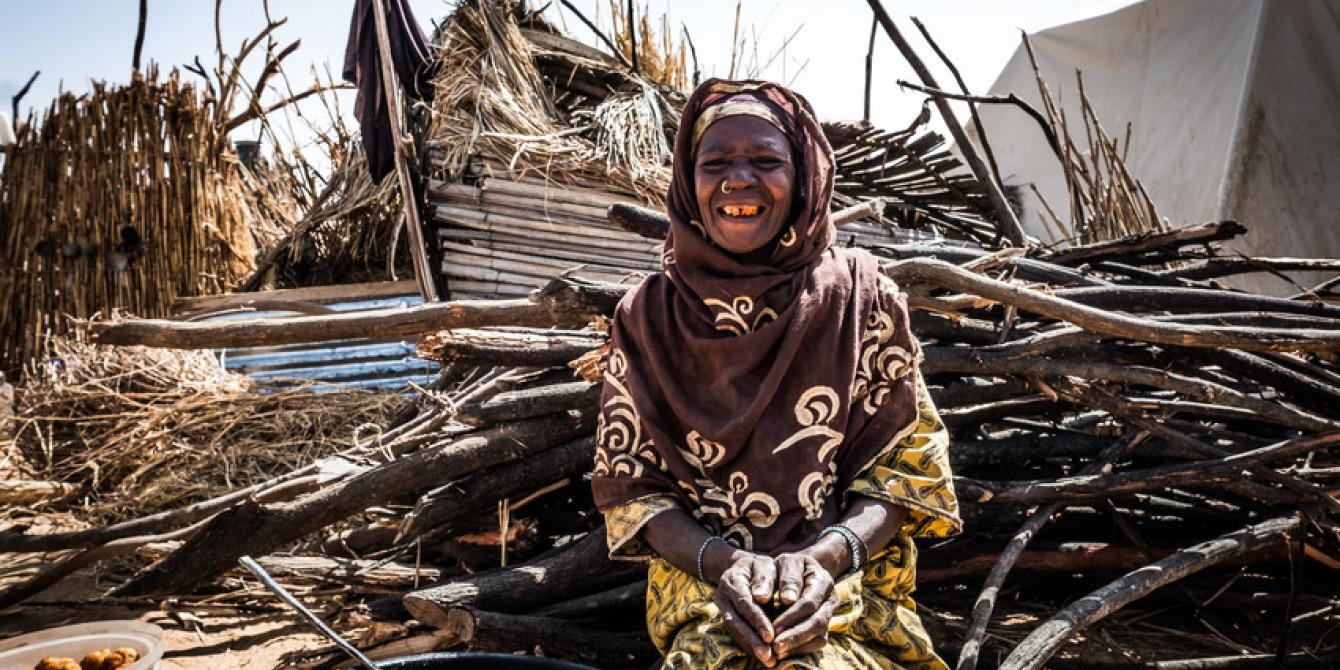 At Camp Diffa, Gamsouram Mamadou (60), like many other women, received money to buy food and start a small business through the Cash Grant programme. Credit: Toma Saater / Oxfam