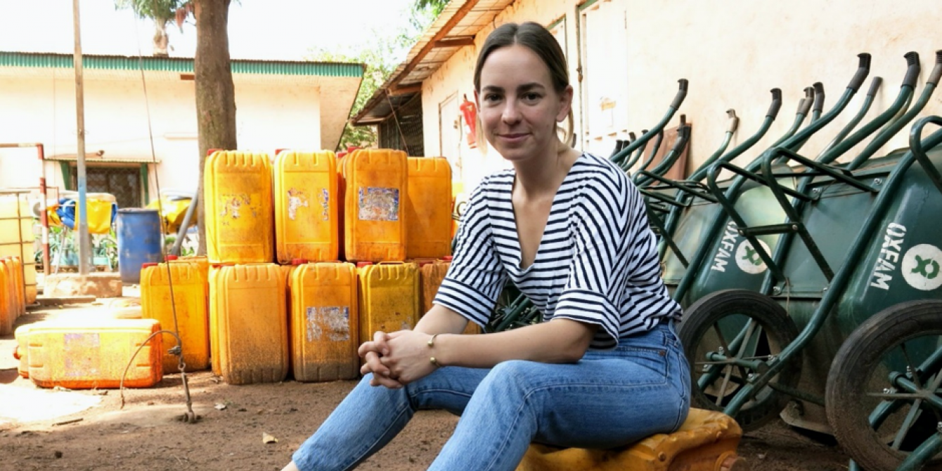 April 10, 2020 - Lily was deployed to Bangui to improve public health and Oxfam’s response to Covid-19 in the Central African Republic. © Aurélie Godet / Oxfam RCA April 10, 2020 - Lily was deployed to Bangui to improve public health and Oxfam’s response to Covid-19 in the Central African Republic. © Aurélie Godet / Oxfam RCA