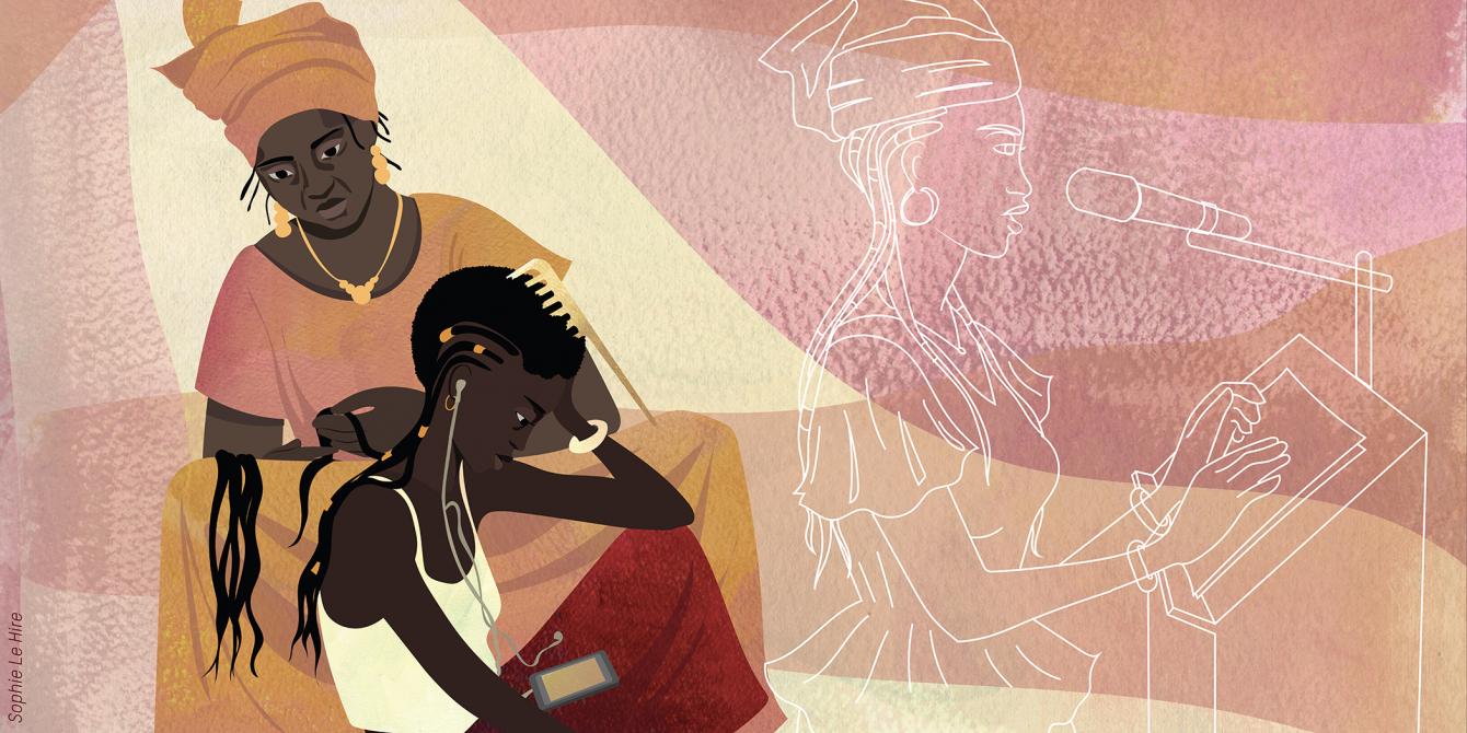 Illustration of Tedy in Mali. Credit : Sophie Le Hire Illustration of Tedy in Mali. Credit : Sophie Le Hire